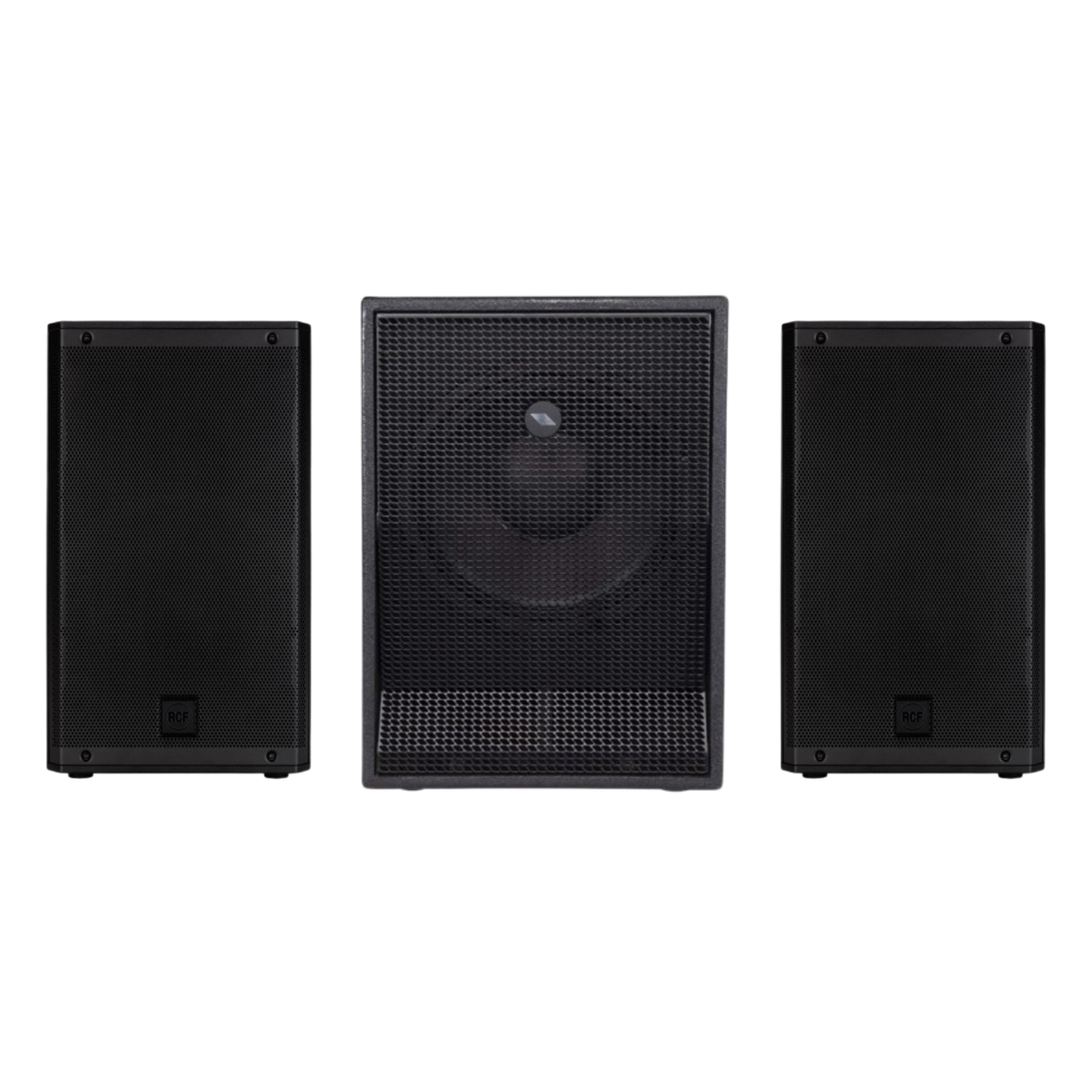 RCF ART 910-A Coppia Casse Attive 4200W + Proel S12A Subwoofer