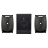 Proel V8Pro Coppia Casse attive 1200W + Proel S12A Subwoofer