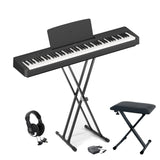 YAMAHA P-145BT Pianoforte Digitale 88 tasti | Set con Supporto, Panca e cuffie