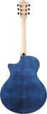 Ibanez AE390NTA Natural High Gloss Top Aqua Blue High Gloss Back And Sides Chitarra Acustica