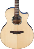 Ibanez AE390NTA Natural High Gloss Top Aqua Blue High Gloss Back And Sides Chitarra Acustica