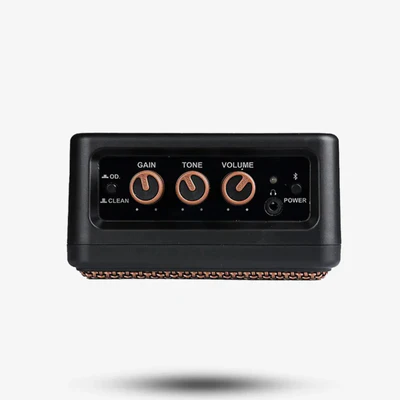Mini amplificatore 5W per chitarra, Bluetooth 5.3, effetto overdrive, design leggero e portatile, facile da attivare