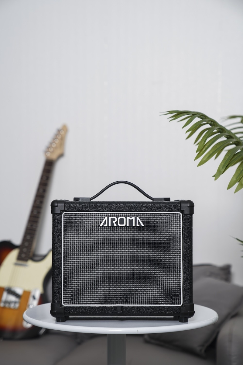 Amplificatore per chitarra elettrica 20W con altoparlante, toni analogici, Bluetooth, jack cuffie e ingresso AUX
