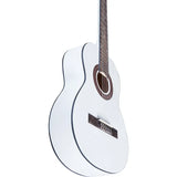 Eko CS-5 White Satin Chitarra Classica 3/4