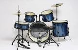 DAM DPB522BL Batteria Acustica Professionale Cassa 22" - Hardware e piatti inclusi - Sparkle Blue