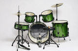 DAM DPB522GR Batteria Acustica Professionale Cassa 22" - Hardware e piatti inclusi - Sparkle Green