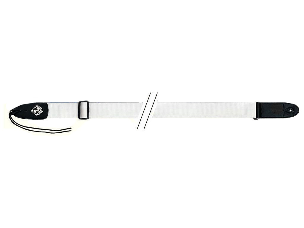 GEWA Tracolla per chitarra F&S Nylon bianca (1 pz.)