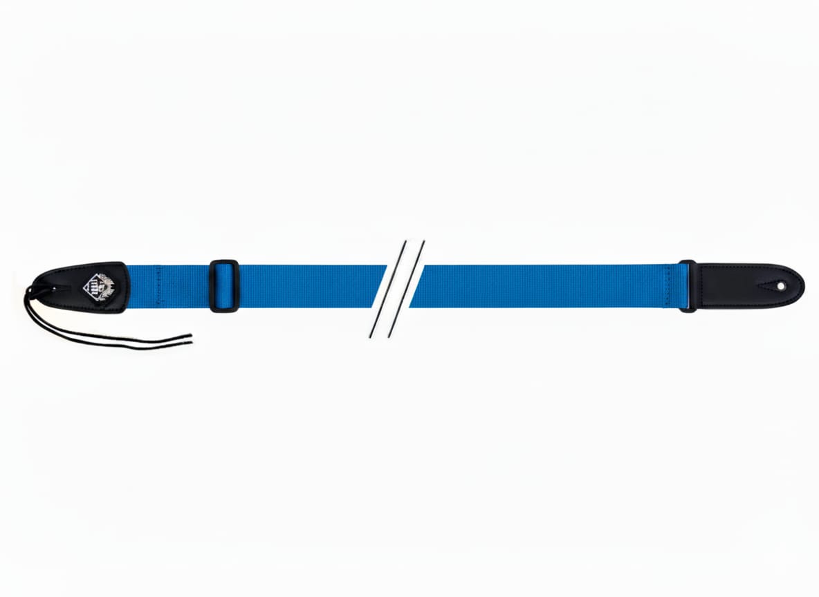 GEWA Tracolla per chitarra F&S Nylon blu (1 pz.)
