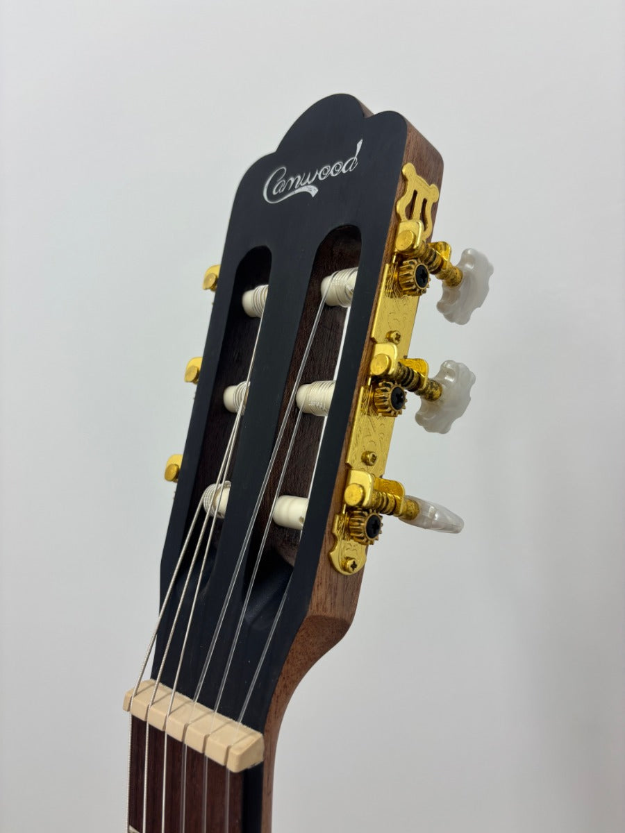 Camwood IC-100D NA, chitarra classica da studio 39", con materiali pregiati, ideale per chi si avvicina alla musica