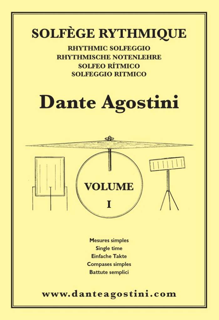 Dante Agostini - Solfège rythmique - Volume 1