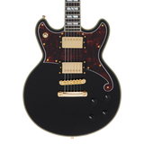 D'angelico Deluxe Brighton Solid Black Chitarra Elettrica