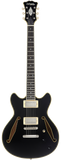 D'Angelico Exce DC Tour Solid Black Chitarra semiacustica