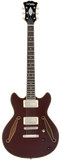 D'Angelico Excel Mini DC Tour Solid Wine Chitarra semiacustica
