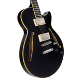 D'Angelico Excel SS Tour Solid Black Chitarra semiacustica