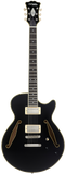 D'Angelico Excel SS Tour Solid Black Chitarra semiacustica