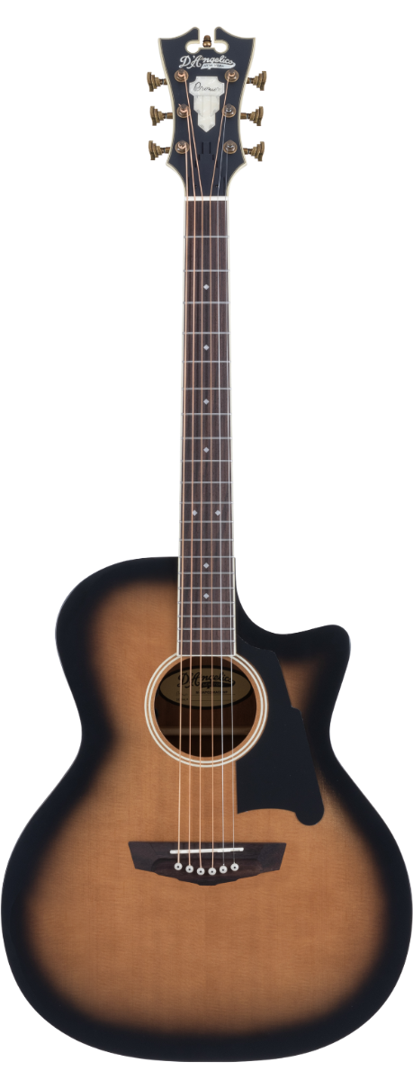 D'Angelico Premier Gramercy Aged Burst Chitarra Acustica Elettrificata