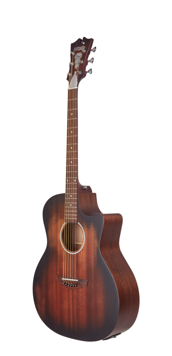 D'Angelico Premier Gramercy LS: chitarra acustica in mogano, corpo Grand Auditorium, preamplificatore MG-30 e finitura satinata