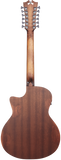 D'Angelico Premier Fulton LS Aged Mahogany Chitarra acustica 12 corde elettrificata