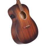D'Angelico Premier Tammany LS Aged Mahogany Chitarra acustica elettrificata