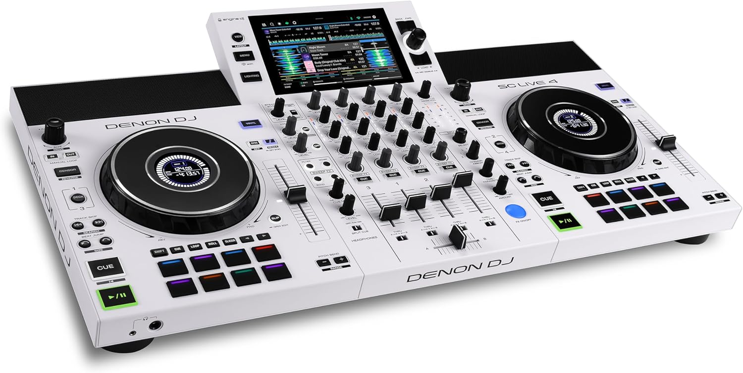 SC LIVE 4: mixer DJ a 4 canali con effetti avanzati, display touch e accesso diretto a servizi di streaming audio