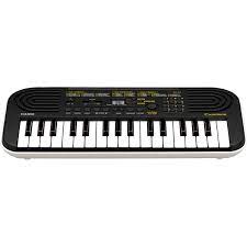 Tastiera Casio SA-51 con 32 mini tasti, 100 suoni e 50 ritmi, ideale per principianti e appassionati di musica