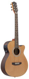 De Salvo AG3CEQMJ Mini Jumbo Chitarra Acustica Natural Elettrificata