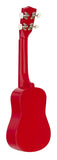 De Salvo UKSRD Ukulele Soprano Red