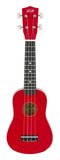 De Salvo UKSRD Ukulele Soprano Red