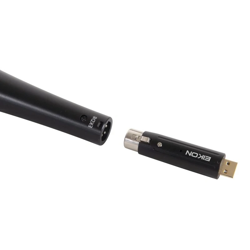 EKUSBX1: interfaccia audio USB per microfoni XLR, semplice connessione plug-and-play, compatibile con tutti i sistemi operativi