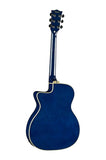 Eko NXT 018 CW EQ Blue Sunburst Chitarra acustica amplificata blu