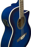 Eko NXT 018 CW EQ Blue Sunburst Chitarra acustica amplificata blu