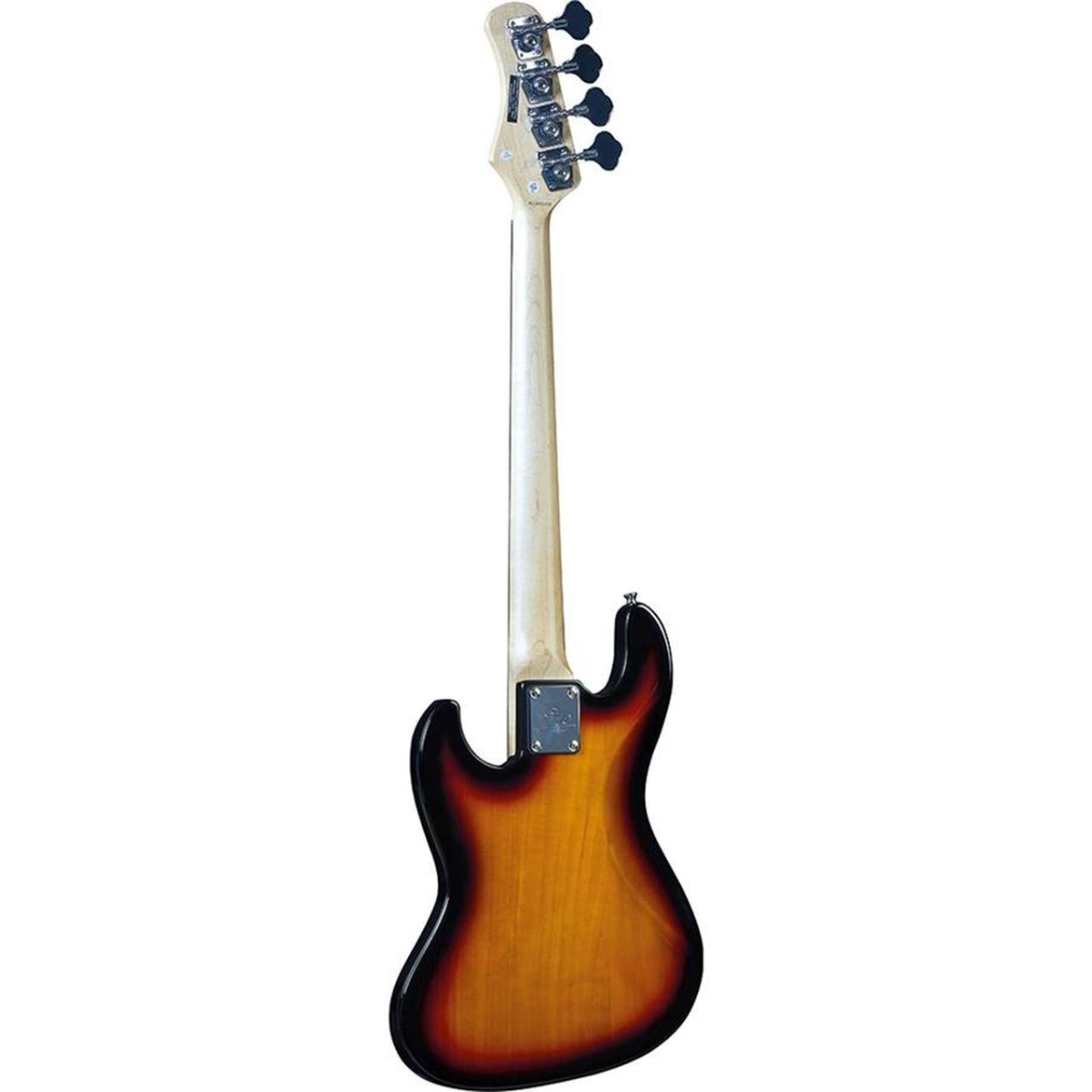 Eko JB-100 3/4 Sunburst, basso elettrico con corpo in pioppo, manico in acero, 21 tasti, perfetto per principianti