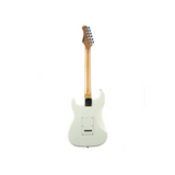 Eko ST-300 Olympic White, chitarra elettrica con corpo in pioppo, manico in acero, tre pickup e design vintage