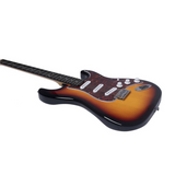 EKO ST 100 Sunburst Chitarra Elettrica ponte e sellette corpo body pickups corde uscita jack potenziometri volume e tono selettore del pickup battipenna corde