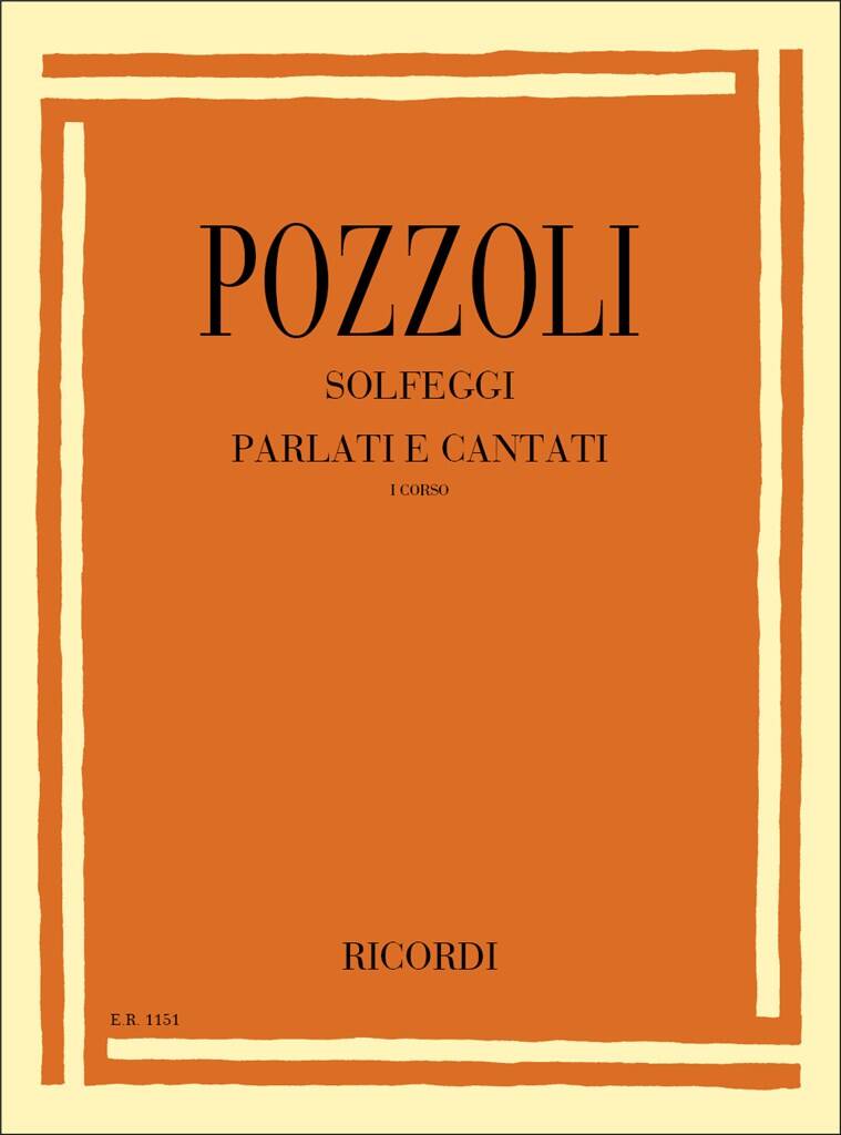 Pozzoli - Solfeggi parlati e cantati - I Corso