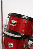 Batteria Acustica Completa - Junior Series 5 pezzi Red