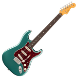 Chitarra Fender Stratocaster Faded Sherwood Green, corpo in ontano, manico in acero, 5 posizioni di selezione toni