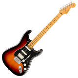 Fender Stratocaster HSS 3-Color Sunburst, chitarra elettrica con corpo in ontano, manico in acero e finitura lucida