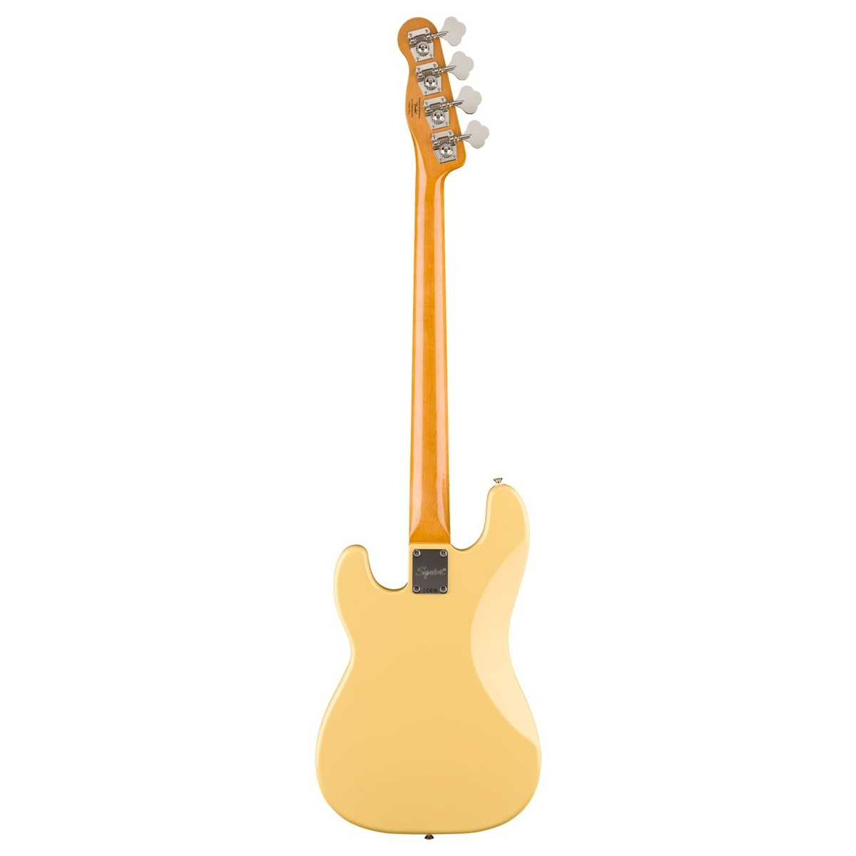 Basso Telecaster® Classic Vibe™ vintage white, tastiera in acero, pickguard in pergamena, design ispirato agli anni '70