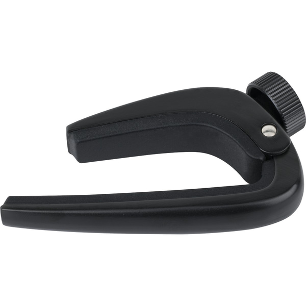 Capotasto Fender Player per chitarre, design compatto e leggero, nero, in lega di zinco, con imbottitura in gomma anti-riflesso