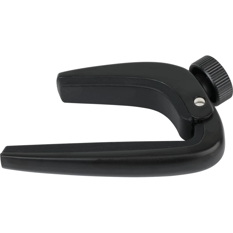 Capotasto mobile Fender Player, nero, per chitarre classiche, con manopola di precisione e imbottitura in gomma per protezione