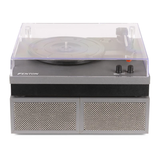 Fenton RP165 grigio, giradischi con amplificatore integrato, altoparlanti stereo e opzioni di riproduzione vinile e BT