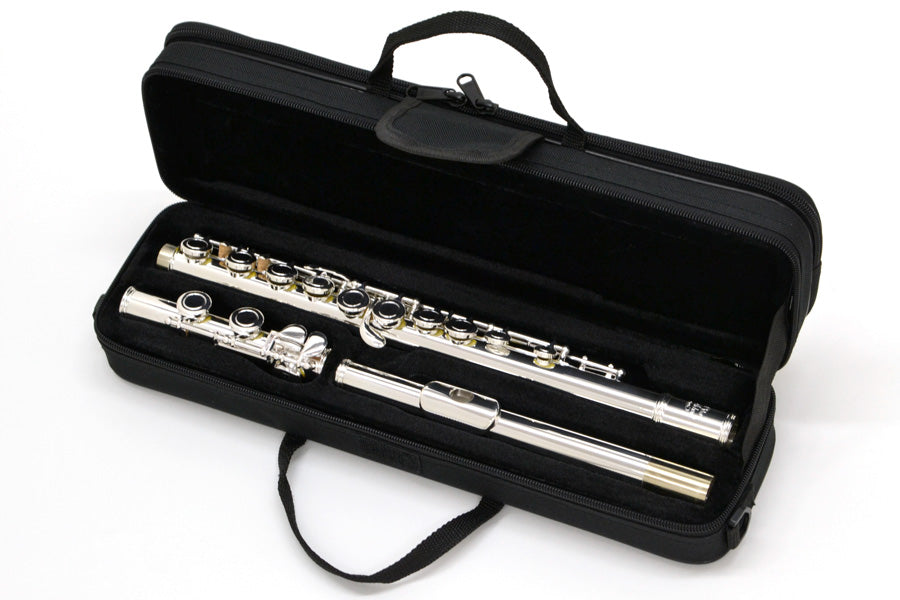 Flauto traverso in argento J.Michael FL300S, completa di custodia per un facile trasporto adatto per musicisti in viaggio