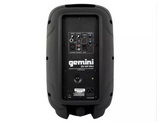 GEMINI ES 10 P MKII Cassa Attiva 10" 1000W vista retro collegamenti