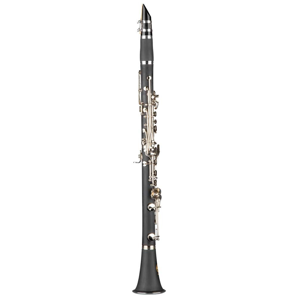 Clarinetto Sib 17 chiavi Boehm, realizzato in ABS, finitura nichel, astuccio in foam, perfetto per chi inizia a suonare