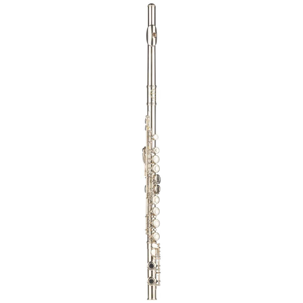 Flauto Grassi SFL290, meccanica chiusa, chiave MI, realizzato per studenti, con corpo in alpacca placcata argento