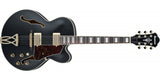 Ibanez Artcore AF75G BKF Black Flat Chitarra semiacustica nera