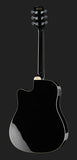 Ibanez PF15ECE Black Chitarra acustica amplificata con custodia, fascia e plettri omaggio