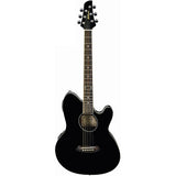 IBANEZ TCY10E BK Black High Gloss Chitarra acustica nera