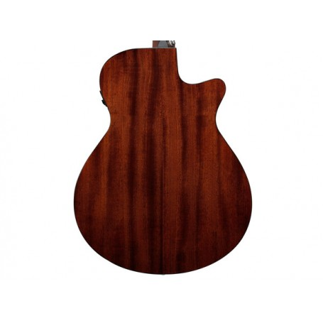 Chitarra acustica elettrificata Ibanez AEG50L, mancina, nera, con preamp AEQ-TTS e accordatore LCD per un suono naturale realizzata in legno di abete